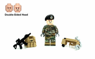 Air Force Security Forces Airman OCP Custom Minifigure, BB91 Custom minifigure Battle Brick   