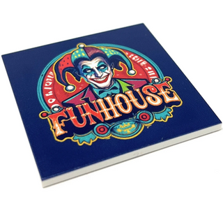 B3 Customs Joker's Funhouse Vintage 6x6 Sign Custom LEGO Parts B3   