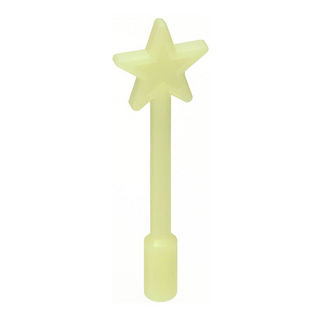 Minifigure Utensil, Magic Wand, Part# 6124 Part LEGO® Glow in Dark Opaque  