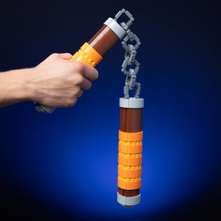 Mikey's Nunchucks Life-Sized Replica Building Kit Bricker Builds   