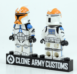 P1 501st Ash Trooper Orange- CAC009 Custom minifigure Clone Army Customs   