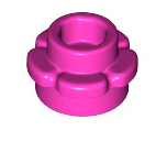 Plant Flower Edge 1x1, Part# 24866 Part LEGO® Dark Pink  