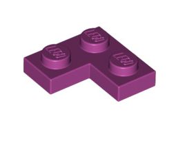 Plate 2x2 Corner, Part# 2420 Part LEGO® Magenta  