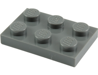 Plate 2x3, Part# 3021 Part LEGO® Dark Bluish Gray 1 Part 