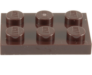 Plate 2x3, Part# 3021 Part LEGO® Dark Brown 1 Part 