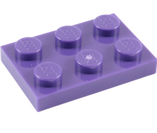 Plate 2x3, Part# 3021 Part LEGO® Dark Purple 1 Part 