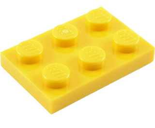 Plate 2x3, Part# 3021 Part LEGO® Yellow 1 Part 