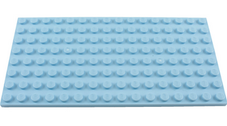 Plate 8x16, Part# 92438 Part LEGO® Bright Light Blue 1 Part 