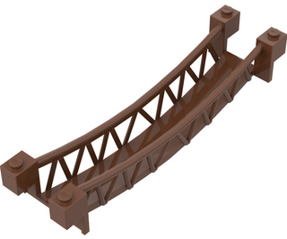 Rope Bridge, Part# 2549 Part LEGO® Very Good Condition (Brown)  