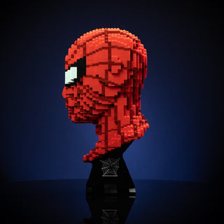 Peter (the Web Slinger) Life-Sized Bust Building Kit Bricker Builds   