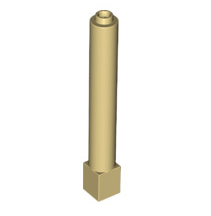 Support 1x1x6 Solid Pillar, Part# 43888 Part LEGO® Tan  