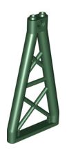 Support 1x6x10 Girder Triangular, Part# 64449 Part LEGO® Dark Green  