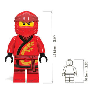 LEGO NINJAGO LEGACY KAI 300% SCALE MINIFIGURE LED TORCH FLASHLIGHT Keychain Lego®   