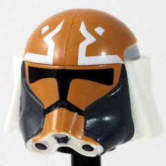 RHeavy 332nd Earth Orange Helmet- CAC Custom Headgear Clone Army Customs   