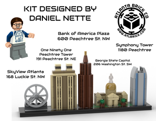 Atlanta Skyline Building Kit #ABC1836 ABC Building Kit United Brick Co®   