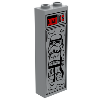 Stormtrooper in Carbonite (1x2x5 Brick) B3 Customs