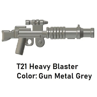 T21 HEAVY BLASTER Star Wars Custom for Lego Minifigure Custom, Accessory BigKidBrix Grey  