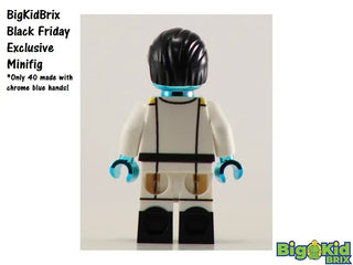 ADMIRAL THRAWN CHROME BLUE Star Wars Custom Printed Lego Minifigure Custom minifigure BigKidBrix   