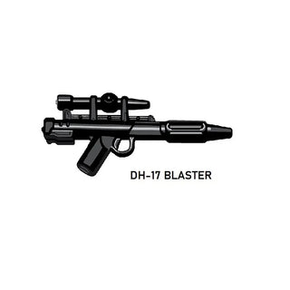 DH-17 Custom Blaster for Rebel Lego Star Wars Minifigures Minifigs Custom, Accessory BigKidBrix Black  