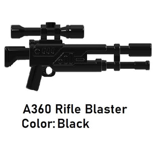 A360 SNIPER BLASTER Star Wars Custom for Lego Minifigure Custom, Accessory BigKidBrix Black  