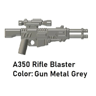 A350 BLASTER RIFLE Star Wars Custom for Lego Minifigure Custom, Accessory BigKidBrix Grey  