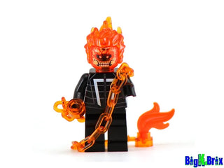 FIRE RIDER Marvel Custom Printed Lego Minifigure Custom minifigure BigKidBrix   