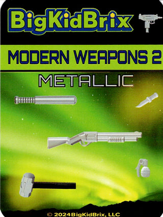 Modern Weapons Pack 2 Custom, Accessory BigKidBrix Silver