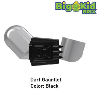 MANDALORIAN DART GAUNTLET Custom for Lego Minifigure Custom, Accessory BigKidBrix Black  