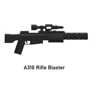 A310 RIFLE BLASTER Star Wars Custom for Lego Minifigures Custom, Accessory BigKidBrix Black  