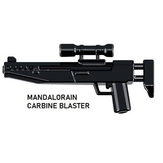 MANDALORIAN CARBINE BLASTER for Lego Star Wars Minfigures Custom, Accessory BigKidBrix Black  