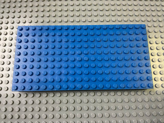 10x20 Brick Plate without Bottom Tubes around Edge (700eX) Part LEGO® Decent - Blue  