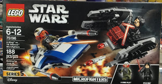 A-Wing vs. TIE Silencer Microfighters, 75196 Building Kit LEGO®   