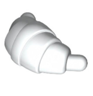 Croissant (Round), Part# 33125 Part LEGO® White  