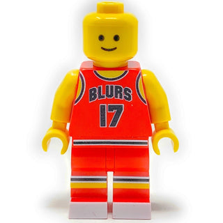 #17 Chicago Blurs - B3 Customs® Basketball Player Minifig Custom minifigure B3 Customs   