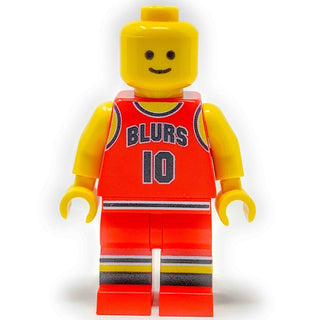 #10 Chicago Blurs - B3 Customs® Basketball Player Minifig Custom minifigure B3   