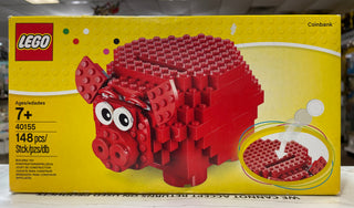 Coin Bank, Red Piggy Bank 40155 Building Kit LEGO®   