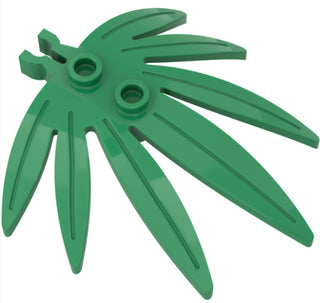 Plant Leaves 6x5 Swordleaf w/ Clip, Part #30239 Part LEGO® Green  