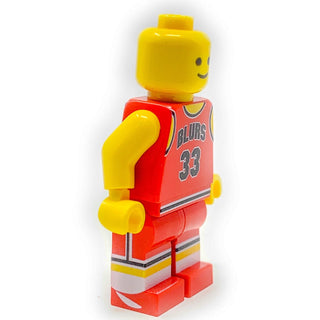 #33 Chicago Blurs - B3 Customs® Basketball Player Minifig Custom minifigure B3   