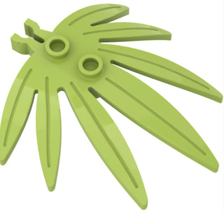 Plant Leaves 6x5 Swordleaf w/ Clip, Part #30239 Part LEGO® Lime Green  