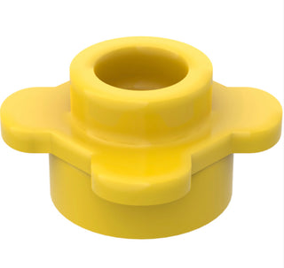 Plant Flower Edge 1x1 w/ Tabs, Part# 28573 Part LEGO® Yellow  