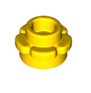 Plant Flower Edge 1x1, Part# 24866 Part LEGO® Yellow  