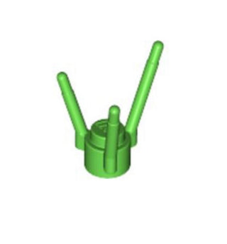 Plant Flower Stem, Part# 3741 Part LEGO® Bright Green  