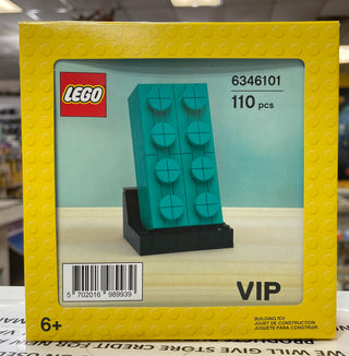 Buildable 2 x 4 Dark Turquoise Brick 6346101 Building Kit LEGO®   