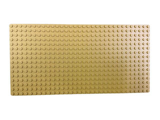 16x32 Lego® Baseplate, Part# 3857 Part LEGO® Tan Very Good 