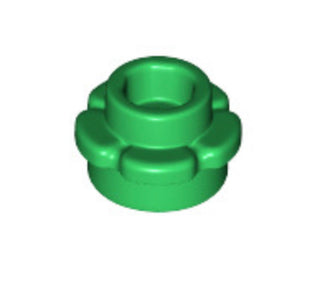 Plant Flower Edge 1x1, Part# 24866 Part LEGO® Green  