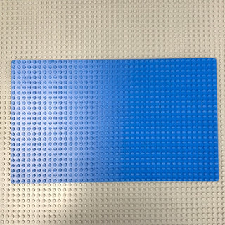 24x40 Baseplate (x244) Part LEGO® Blue  