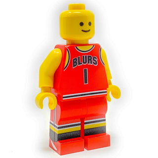 #1 Chicago Blurs - B3 Customs® Basketball Player Minifig Custom minifigure B3 Customs   