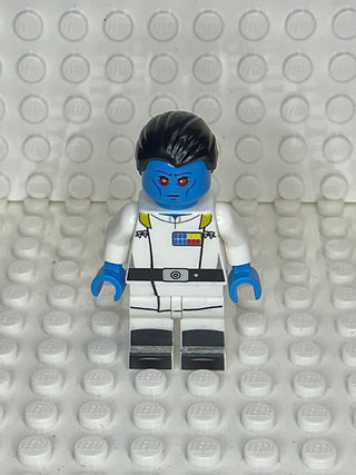 Imperial Grand Admiral Thrawn V2 Star Wars Custom Printed Minifigure Custom minifigure RepublicBricks   