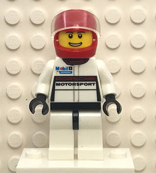 Porsche 911 GT Driver - Red Helmet, sc009 Minifigure LEGO®   