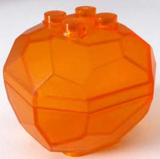 Rock Boulder, Part# 30294c01 Part LEGO® Trans-Orange  